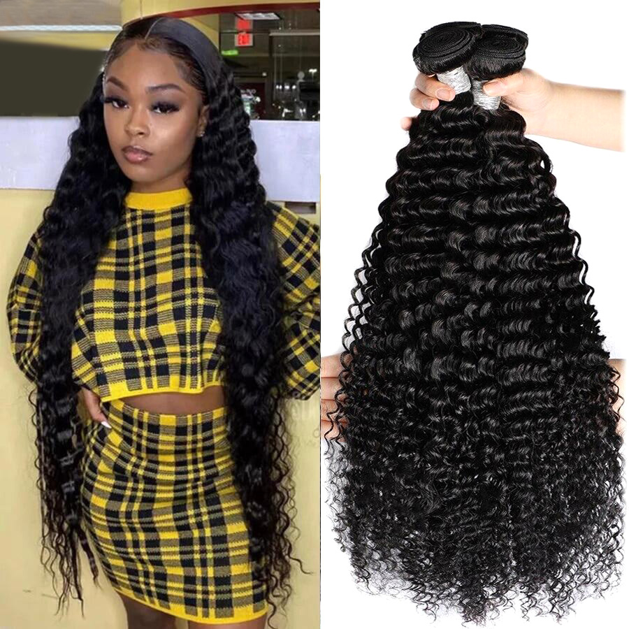 Stema Deep Wave 30-40 inches Virgin Hair Bundles